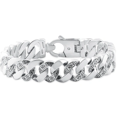 Pompeii3 Men's Designed 14k Gold (115gram) Or Platinum (186gram) 14.5mm Bracelet 8.75" In Multi