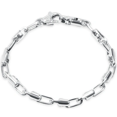 Pompeii3 Men's Link 14k Gold (28gram) Or Platinum (46gram) 5.5mm Bracelet 9.5" In Multi