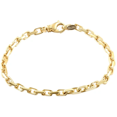 Pompeii3 Men's Link 14k Gold (33gram) Or Platinum (53gram) 6.5mm Bracelet 8.5" In Multi