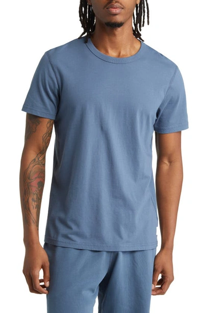 Reigning Champ Lightweight Jersey T-shirt In Washed Blue