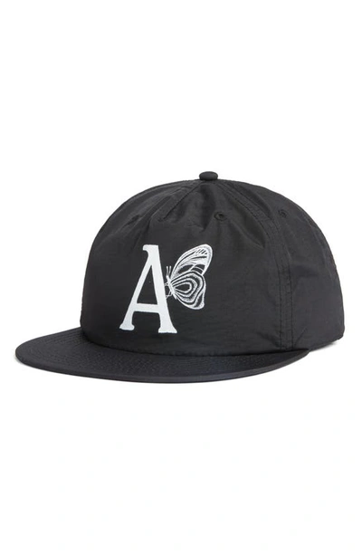 Afield Out Sloan Nylon Baseball Cap In Black