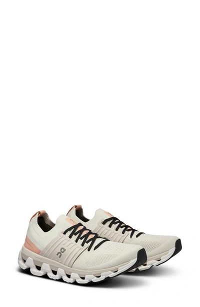 On Cloudswift 3 Running Shoe In Ivory/rose