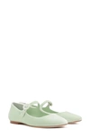 Larroude Women's Blaire Ankle Strap Mary Jane Ballet Flats In Mint