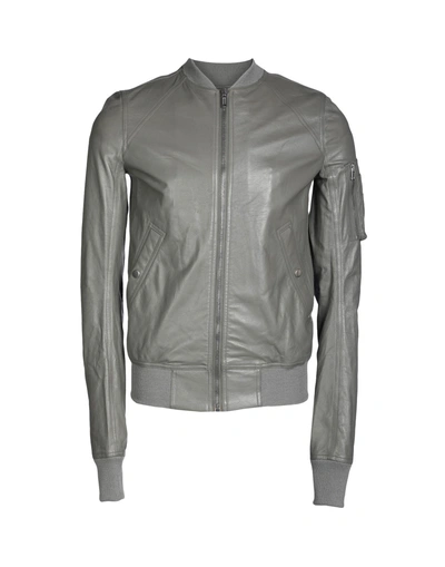 Rick Owens Bomber In Grey