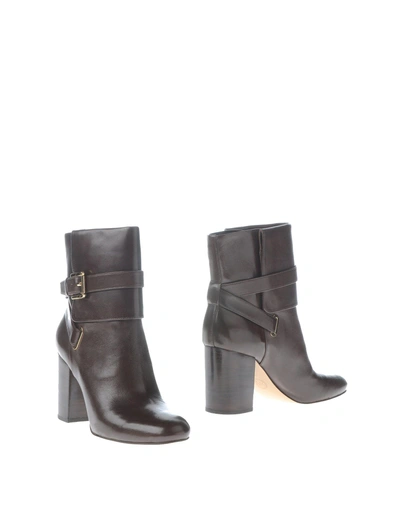 Michael Michael Kors Ankle Boot In Dark Brown