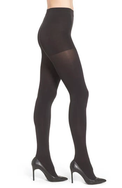 Dkny Women's Super Opaque Control Top Tights In Black