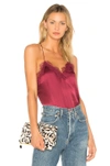 Cami Nyc The Racer Cami In Burgundy