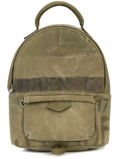 Readymade Army Style Mini Backpack In Green