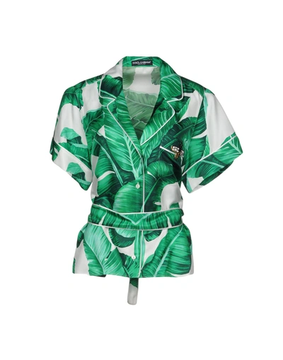 Dolce & Gabbana Shirts In Green