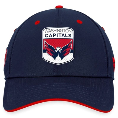 Fanatics Branded  Navy Washington Capitals 2023 Nhl Draft Flex Hat
