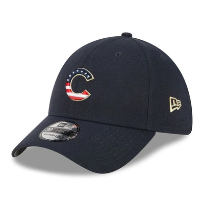 New Era Navy Chicago Cubs 2023 Fourth Of July 39thirty Flex Fit Hat
