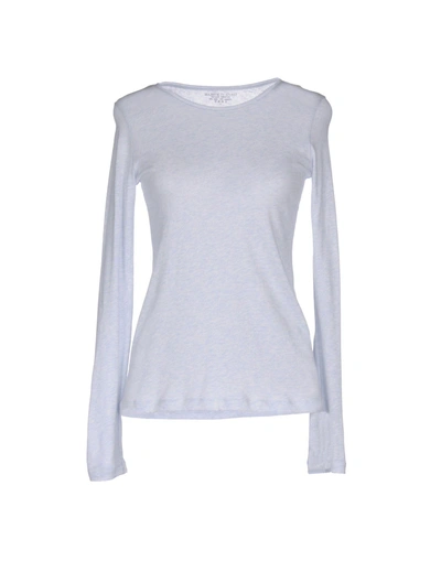 Majestic T-shirts In Sky Blue