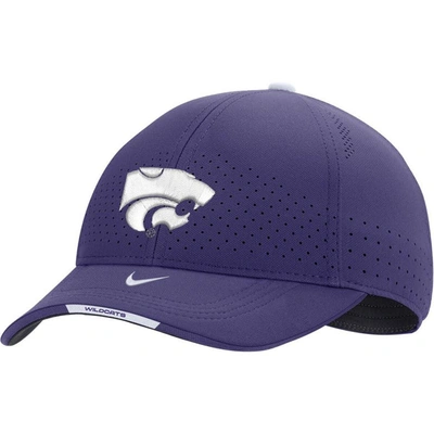 Nike Purple Kansas State Wildcats 2023 Sideline Legacy91 Performance Adjustable Hat