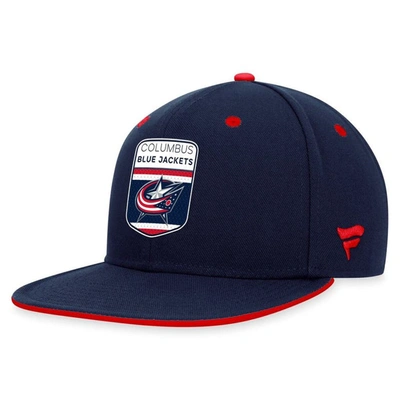 Fanatics Branded  Navy Columbus Blue Jackets 2023 Nhl Draft Snapback Hat