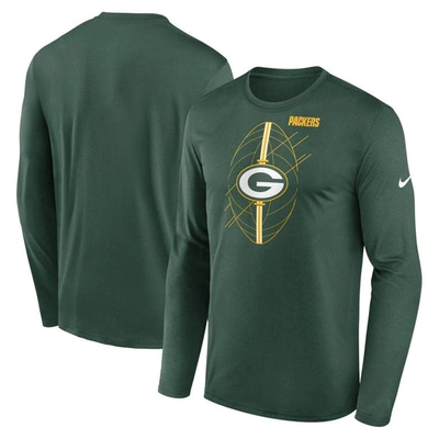 Nike Green Green Bay Packers Legend Icon Long Sleeve T-shirt