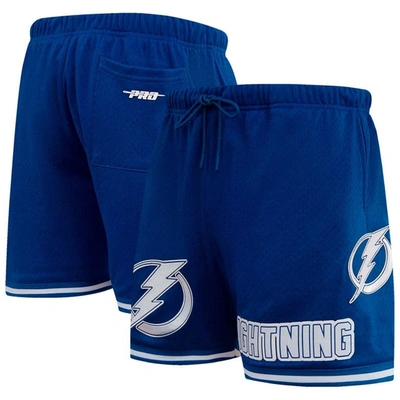 Pro Standard Blue Tampa Bay Lightning Classic Mesh Shorts