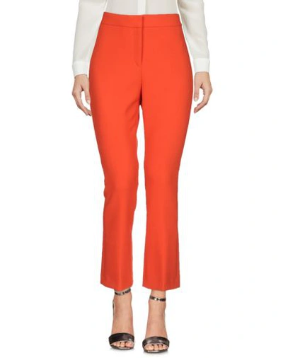 Theory Casual Trousers In Orange