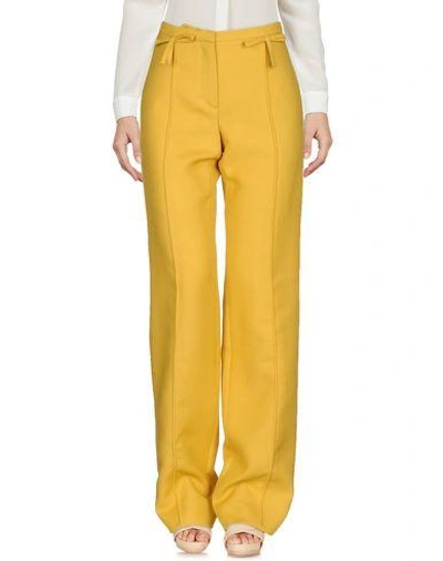 Valentino Casual Pants In Ocher