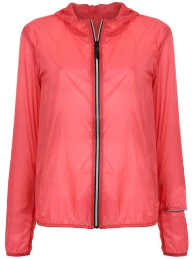 Track & Field Hooded Wind Breaker - Pink