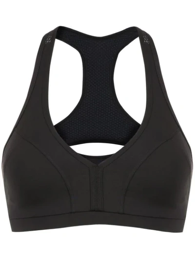 Track & Field Panelled Power Cool Basic Top In Black