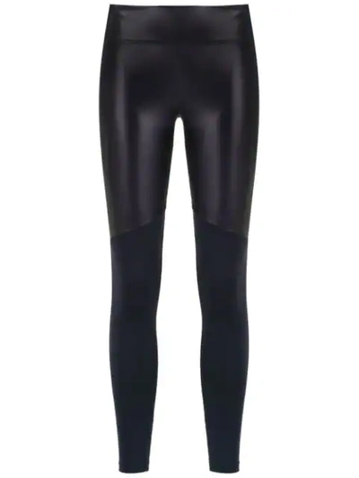 Track & Field Panelled Legging In Azul Noturno