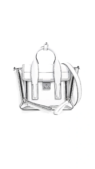 3.1 Phillip Lim / フィリップ リム Mini Pashli Leather Satchel In Optic White