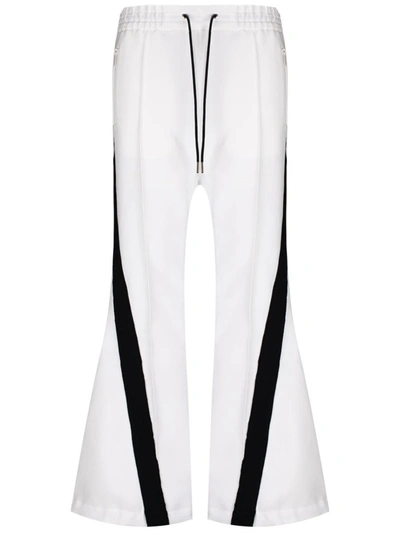 Sacai Drawstring Trousers In White