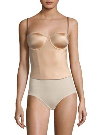 Le Mystere Soiree Longline Bustier In Natural