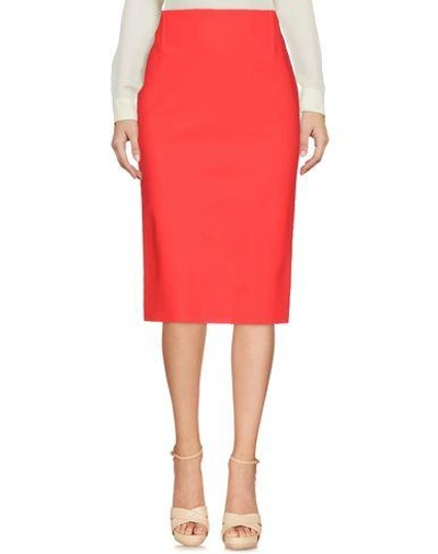 Chiara Boni La Petite Robe 3/4 Length Skirts In Red