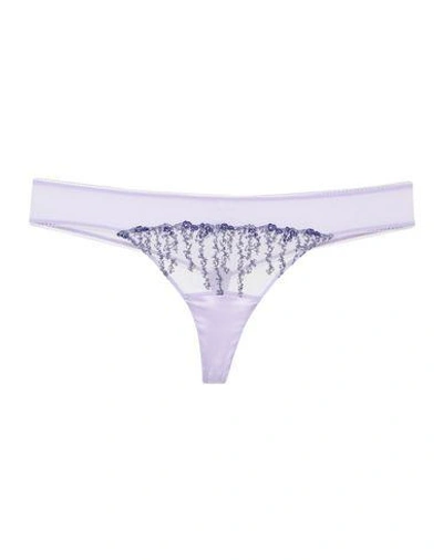 La Perla Thongs In Lilac
