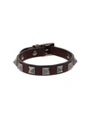 Valentino Garavani Rockstud-embellished Bracelet In Brown