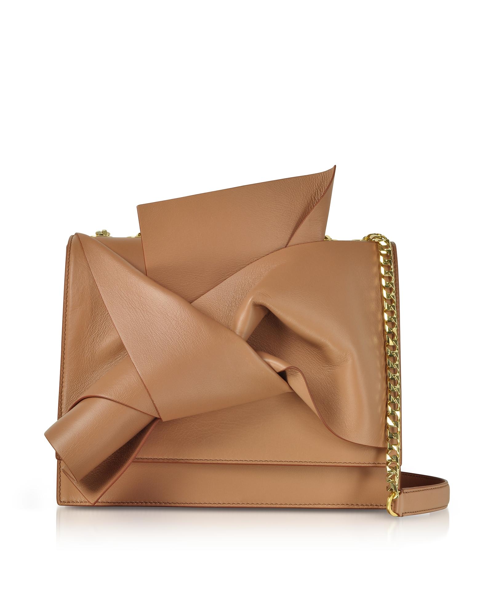 N°21 Nappa Leather Large Bow Bag W/shoulder Strap | ModeSens