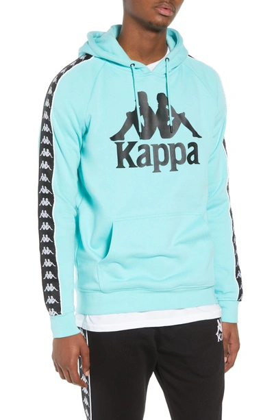 Kappa Banda Graphic Hoodie In Azure Turquoise | ModeSens