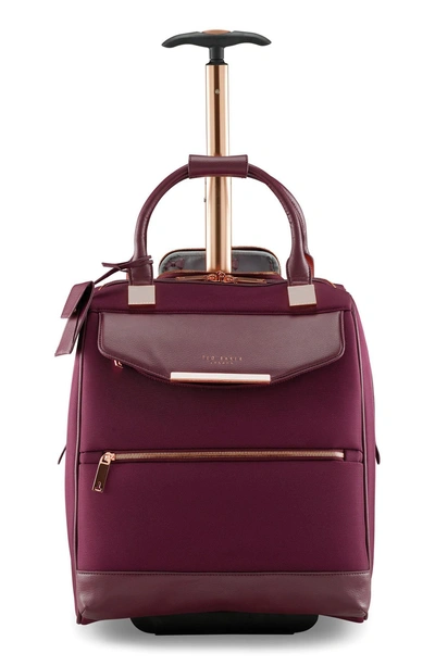 Ted Baker Business 16-inch Trolley Case - Burgundy