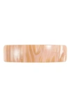 France Luxe Volume Barrette In Nougat Pink