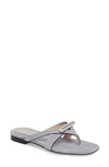 Stuart Weitzman Arro Thong Sandal In Dovetail Suede