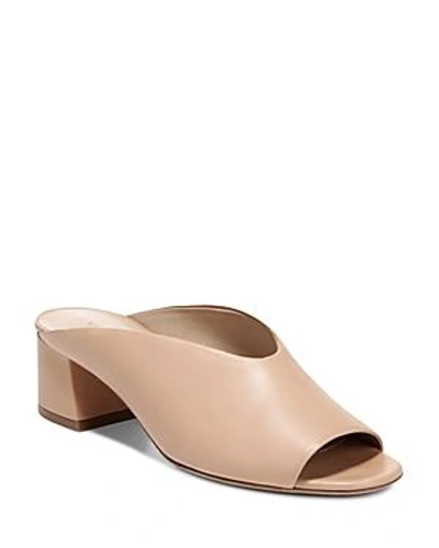 Vince Women's Cachet Leather Slide Sandals In Nude