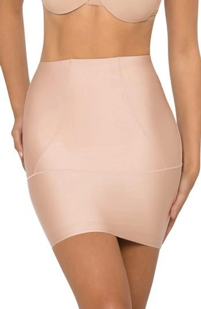 Nancy Ganz Body Architect Shaper Slip Skirt In Warm Taupe