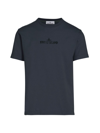 Stone Island Cotton T-shirt In Lead Grey