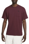 Nike Men's  Sportswear Premium Essentials Pocket T-shirt In Red