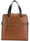 Joseph Ryder Keychain Tote Bag In Brown