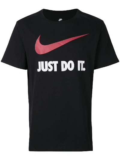 Nike Men's Just Do It Swoosh T-shirt In Black