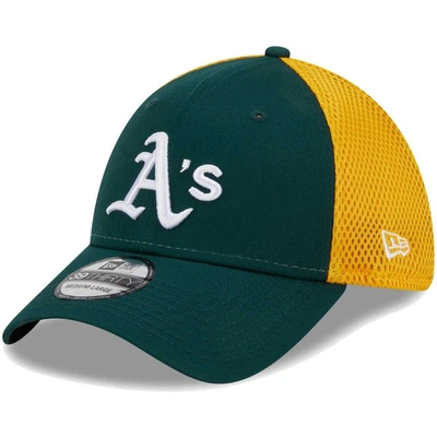 New Era Green Oakland Athletics Team Neo 39thirty Flex Hat