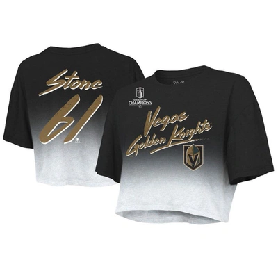 Majestic Threads Mark Stone Black Vegas Golden Knights 2023 Stanley Cup Champions Name & Number Dip-