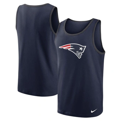 Nike Navy New England Patriots Tri-blend Tank Top