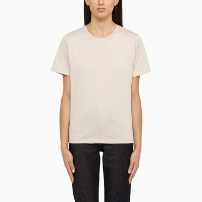 Calvin Klein Grey Cotton Crew-neck T-shirt