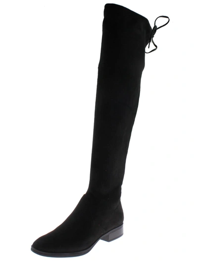 Circus By Sam Edelman Peyton Womens Faux Suede Knee-high Riding Boots In Black