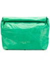 Simon Miller Roll Top Clutch Bag In Green