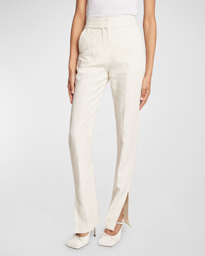 Jacquemus Le Pantalon Tibau In White