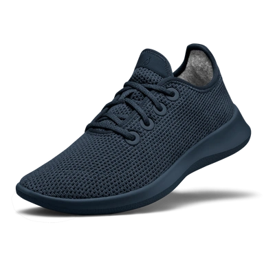 Allbirds Women's Tree Runners In Navy Night Black